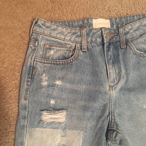 Gilded Intent distressed denim jeans Sz 25 - Picture 3 of 13